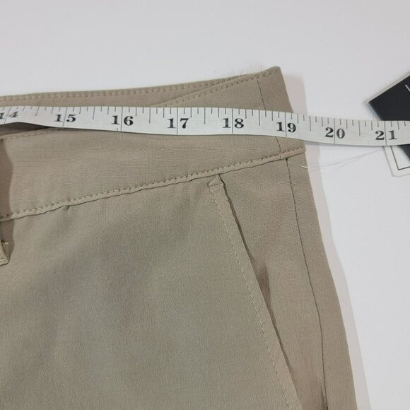 Swiss Tech Performance Shorts, Men 38, Khaki, Pockets, 10" Inseam, New with Tags - Picture 8 of 10